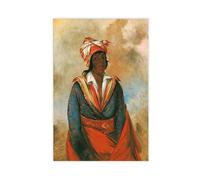 Kút-tee-o-túb-bee, How Did He Kill, A Noted Brave (choctaw) George Catlin Poster Bedroom Canvas Decor Print Wall Art Office Room Aesthetic Decor Gift