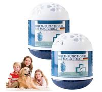 KutaKuta 2PCS Air Purification Dust Removal Magic Box - 2026 New Air Fresheners for Home, Automatic Dust Collection Multifunctional Air Magic Box, Plant Extract Formula for Home, Office