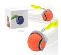 KutaKuta Speedy Tail Smart Interactive Cat Toy with 2 Modes Interactive Cat Toy, Automatic Moving Ball USB Rechargeable for Indoor Cats (Orange)