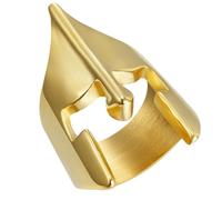 KUTCEK Mask Design Ring for Men Punk Stainless Steel Band Hip Hop Rock Statement Jewelry Gift