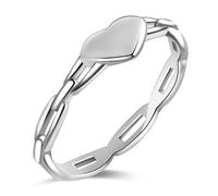 KUTCEK Matching Couple Rings Set for Him Her Titanium Steel Minimalist Band Modern Love Promise Gift for Boyfriend Girlfriend