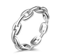 KUTCEK Matching Couple Rings Set for Him Her Titanium Steel Minimalist Band Modern Love Promise Gift for Boyfriend Girlfriend