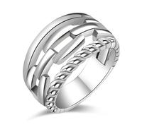 KUTCEK Matching Couple Rings Set for Him Her Titanium Steel Minimalist Band Modern Love Promise Gift for Boyfriend Girlfriend