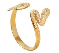 KUTCEK Open End Snake Ring Punk Gothic Jewelry Titanium Steel Statement Ring Women's Alternative Gift