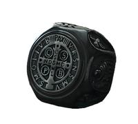 KUTCEK Punk Gothic Titanium Steel Cross Ring for Men & Women - Hip Hop Biker Jewelry, CSPB Unisex Rock Gift