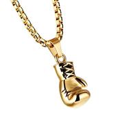 KUTCEK Stainless Steel Street Hip-Hop Fist Glove Design Men's Necklace Unique Classic Urban Accessory Gift Choice