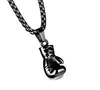 KUTCEK Stainless Steel Street Hip-Hop Fist Glove Design Men's Necklace Unique Classic Urban Accessory Gift Choice