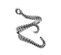 KUTCEK Vintage Titanium Steel Octopus Claw Design Ring for Men & Women Punk Exaggerated Hip Hop Street Ring Jewelry Gift