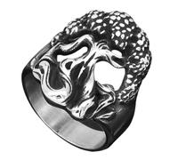 KUTCEK Yggdrasil Ring Norse Mythology Viking Tree of Life Stainless Steel Viking Jewelry Gift for Men Viking Arm Ring
