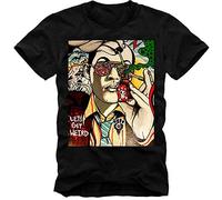 kute T Shirt Fear and Loathing in Las Vegas LSD DMT MDMA Gbl XTC Black Size XL