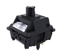 kutethy Gateron Ghost Keyboard Switches for MX Mechanical Keyboard, 5 Pin 48gf Linear Pre-lubed Switches RGB LED 22mm Dual-Stage Spring Full POM(72pcs)