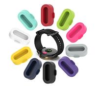 KUTEWEU Anti-Dust Plugs Compatible with Garmin Forerunner 265S/265/965,10 Pcs Colorful Silicone Charger Port Protector Caps Compatible with Garmin Forerunner 255/255S/Fenix7/7S/7X