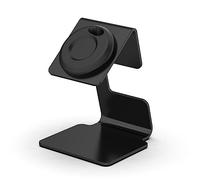 KUTEWEU Charging Stand Compatible with Garmin/Samsung/Huawei/Xiaomi/Omega etc Smartwatch, Non-Slip Charging Dock Holder, Charger Bracket Integrated Cable Management Slot Universal (Black)