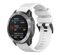 KUTEWEU Fenix 5 Strap 22mm Soft Silicone Strap for Fenix 5/Fenix 5 Plus/Fenix 6/Fenix 6 Pro/Forerunner 935/945/Approach S60/Quatix 5/Fenix 7/Fenix 7 Solar/Garmin Fenix 7 Sapphire Solar (White)