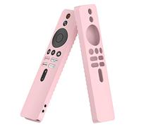 KUTEWEU Silicone Cover Compatible with Xiaomi Mi Box 4K TV 2nd Gen Remote Controls, Case Shell Silicone Skin Holder Protective Grip Protector for Xiaomi Mi Box 4K TV Remote 2nd Generation (Pink)