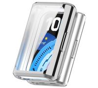 KUTEWEU Silicone Watch Protective Case Compatible with Huawei Band 11 Pro TPU Shell, Cover with Screen Protector Replacement Bumper for Huawei Band 11 Pro Smartwatch Accessories (Silver)