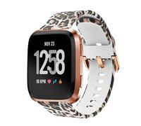 KUTEWEU Silicone Watch Strap Compatible with Fitbit Versa 2 Bracelet, 22mm Adjustable Replacement Bands Soft Band for Fitbit Versa Lite Smartwatch Accessories (Colour-02)