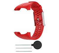 KUTEWEU Smart Watch Strap Compatible for Polar m400/m430，Wristband Adjustable Replacement Sport Strap, Watch Strap Accessory Wristband for Polar m400/m430 Strap Accessories (Red)