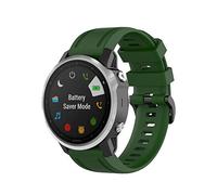 KUTEWEU Strap for Garmin Fenix 7S/Fenix 7S Pro/Epix Pro 42mm/Fenix 7S Solar Band, Easy-fit Silicone Replacement Strap for Fenix 7S Sapphire Solar/Fenix 6S Pro/Fenix 5S Plus Smartwatch (Green)