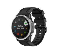 KUTEWEU Strap for Garmin Fenix 7S/Fenix 7S Pro/Epix Pro 42mm/Fenix 7S Solar Band, Easy-fit Silicone Replacement Strap for Fenix 7S Sapphire Solar/Fenix 6S Pro/Fenix 5S Plus Smartwatch (Black)