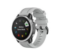 KUTEWEU Strap for Garmin Fenix 7S/Fenix 7S Pro/Epix Pro 42mm/Fenix 7S Solar Band, Easy-fit Silicone Replacement Strap for Fenix 7S Sapphire Solar/Fenix 6S Pro/Fenix 5S Plus Smartwatch (Grey)