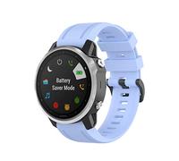 KUTEWEU Strap for Garmin Fenix 7S/Fenix 7S Pro/Epix Pro 42mm/Fenix 7S Solar Band, Easy-fit Silicone Replacement Strap for Fenix 7S Sapphire Solar/Fenix 6S Pro/Fenix 5S Plus Smartwatch (Blue-a)