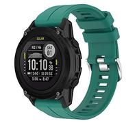 KUTEWEU Strap for Garmin Forerunner 745/935/945/Fenix 5/Fenix 5/Fenix 5 Plus/Fenix 6/Fenix 6 Pro/Approach S60/Quatix 5/Fenix 7/Fenix 7 Solar/Fenix 7 Sapphire Solar, 22mm Silicone Strap (Green)