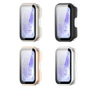KUTEWEU Watch Protective Case for Huawei Band 11 Shell, Silicone Cover with Screen Protector Replacement Bumper for Huawei Band 11 Pro Smartwatch Accessories (4 Pieces, HuaweiBand11)