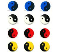 KuTi Kai Tennis Vibration Dampener - Silicone Racket Shock Absorbers for Strings - Great for Tennis Players, Durable - Premium Quality(Random Style Color)