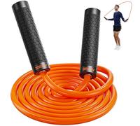 KUTIZE Jump Rope, Weighted Jump Rope for Men Women, Adjustable 1lb Heavy Skipping Ropes, Suitable for Boxing, Cardio, Home Fitness, Training Muscle, Home Gym Workout Equipment for Full Body Exercise