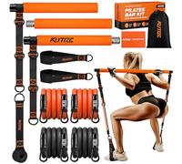 KUTIZE Pilates Bar Kit with Resistance Bands, Pilates Equipment, Multifunctional Resistance Bands with Bar for Women & Men, Home Gym Strength Training Equipment for Hip, Back, Arm, Full-Body Workouts