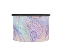 Kutsu Airtight Storage Container Mystical Dragon Stainless Steel Pantry Container for Kitchen, Airtight Seal Lid, Leak-Proof & Odorless, 17 oz