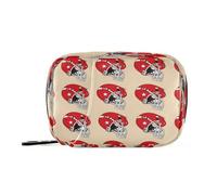 Kutsu American Football Helmets Pill Box Portable Pill Case Travel Medicine Organizer for Fish Oil Vitamin Supplement