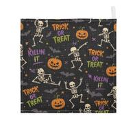 Kutsu Baby Washcloths 5 Pack Muslin Washcloths for Newborns Infants Toddler | Halloween Cotton Face Towels, Soft & Absorbent on Sensitive Skin