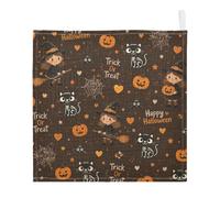 Kutsu Baby Washcloths 5 Pack Muslin Washcloths for Newborns Infants Toddler | Halloween Cotton Face Towels, Soft & Absorbent on Sensitive Skin