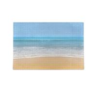 Kutsu Blue Ocean Beach 1000 Pieces Jigsaw Puzzle for Kids Teens Adults Family