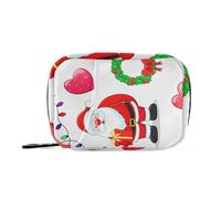 Kutsu Christmas Decor Pill Box Portable Pill Case Travel Medicine Organizer for Fish Oil Vitamin Supplement