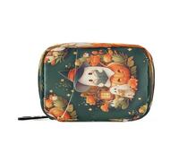 Kutsu Cute Ghosts Pill Box Portable Pill Case Travel Medicine Organizer for Fish Oil Vitamin Supplement