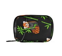 Kutsu Cute Red Pandas Pill Box Portable Pill Case Travel Medicine Organizer for Fish Oil Vitamin Supplement