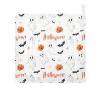 Kutsu Ghosts Pumpkins Baby Washcloths 5 Pack Muslin Washcloths for Newborns Infants Toddlers, Cotton Face Towels, Soft & Absorbent on Sensitive Skin