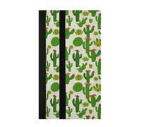 Kutsu Green Cacti Succulents Refrigerator Door Handle Covers, 2 PCS Kitchen Appliance Decor Handle Covers, Microwave Dishwasher Oven Protector Keep Off Fingerprints Food Stains Smudges