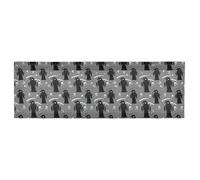 Kutsu Grim Reapers Curtain Valance, 1 Panel Short Window Curtain Valance, Top Rod Pocket for Kitchen/Living Room, 54" x 18"