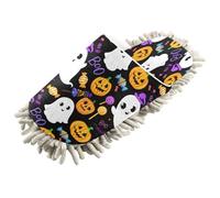 Kutsu Halloween Candy Ghosts Mop Slippers for Floor Cleaning, Cleaning Slippers for Women Men