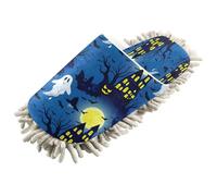 Kutsu Haunted Castles Mop Slippers for Floor Cleaning, Cleaning Slippers for Women Men