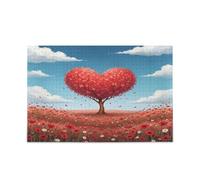 Kutsu Heart Tree 500 Pieces Jigsaw Puzzle for Kids Teens Adults Family