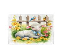 Kutsu Lamb 500 Pieces Jigsaw Puzzle for Kids Teens Adults Family