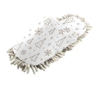Kutsu Line Trees Mop Slippers for Floor Cleaning | Microfiber Cleaning Slippers for Women Men, M