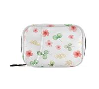Kutsu Litter Flowers Pill Box Portable Pill Case Travel Medicine Organizer for Fish Oil Vitamin Supplement