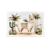 Kutsu Llama 1000 Pieces Jigsaw Puzzle for Kids Teens Adults Family