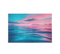 Kutsu Ocean Water During Sunset 1000 Pieces Jigsaw Puzzle for Kids Teens Adults Family